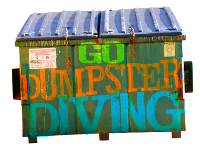 It's a wonderful video on the how-to's of dumpster diving with some alarming 